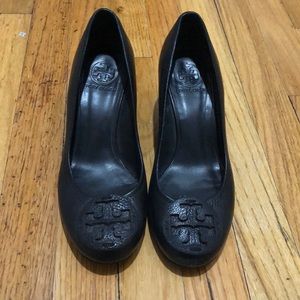 Tory Burch Black Wedge